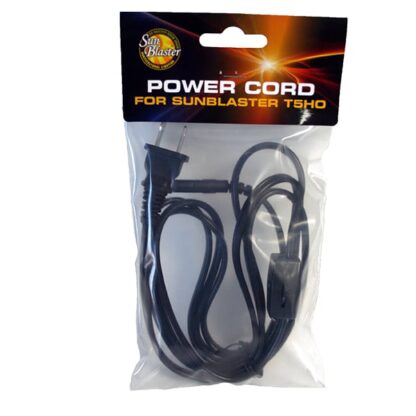 SunBlaster T5HO T5 6' Power Cord w/ Roll Switch