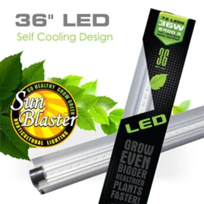 Sunblaster 36" SBH Prismatic Lens LED 36W HO Strip Light 6400K - Image 2