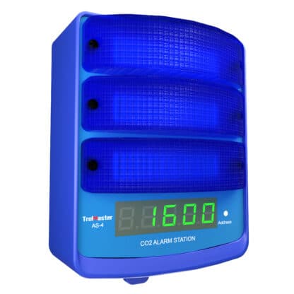 TrolMaster Carbon-X CO2 Alarm Station (blue light) LED display indicator cable set