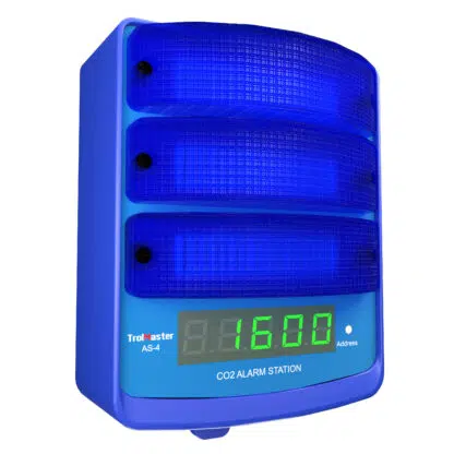 TrolMaster Carbon-X CO2 Alarm Station (blue light) LED display indicator cable set