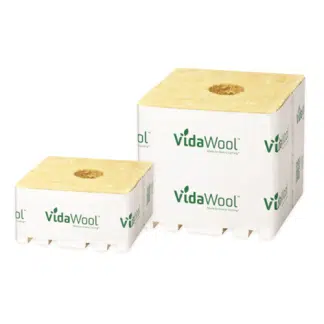 Vidawool Grow Block 40 - 4" x 4" x 2.5" (216/Cs) Case of 216