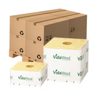 Vidawool Grow Block 144 - 6" x 6" x 4" (64/Cs) Case of 64