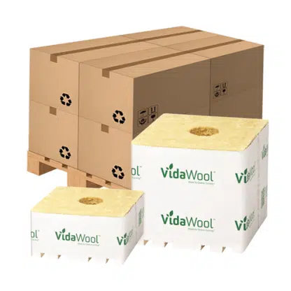 Vidawool Grow Block 144 - 6" x 6" x 4" (64/Cs) Case of 64