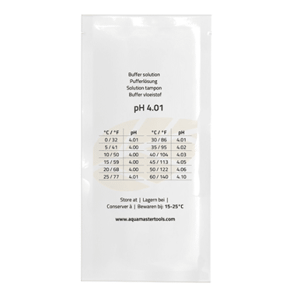 Aquamaster - 25x20ml pH4.01 calibration solution - Image 3